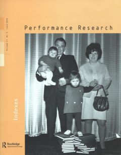 Front cover of Performance Research: Volume 11 Issue 2 - Indexes Front cover of Performance Research: Volume 11 Issue 2 - Indexes