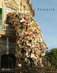 Front cover of Performance Research: Volume 22 Issue 1 - On Libraries