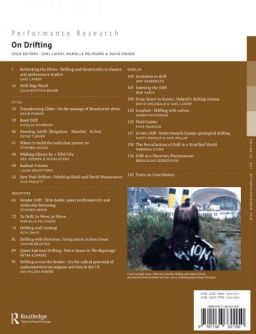 Back cover of Performance Research: Volume 23 Issue 7 - On Drifting