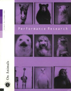 Front cover of Performance Research: Volume 5 Issue 2 - On Animals