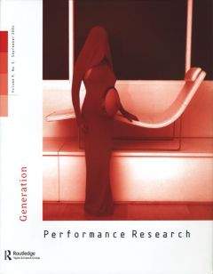 Front cover of Performance Research: Volume 9 Issue 3 - Generation