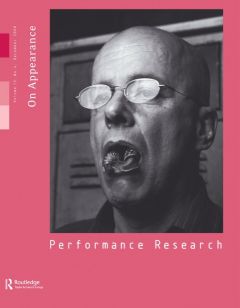 Front cover of Performance Research: Volume 13 Issue 4 - On Appearance