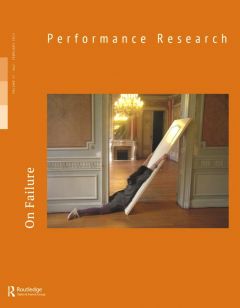 Front cover of Performance Research: Volume 17 Issue 1 - On Failure